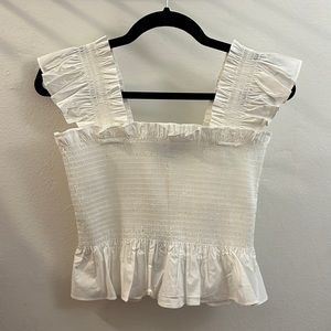 Hill House White Paz Top Size M New With Tag